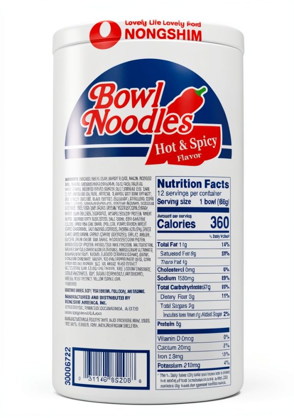 Nong Shim Korean Ramen Noodles Spicy Kimchi 3.03oz Pack of 12-1