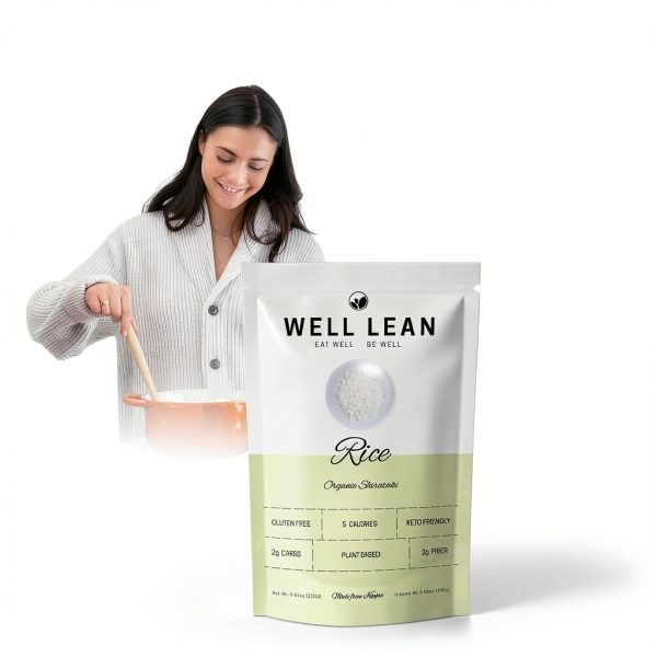 Well Lean Organic Konjac Rice & Noodles 6 Packs 12 Servings-4