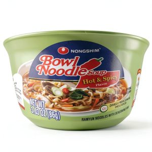 Nong Shim Korean Ramen Noodles Spicy Kimchi 3.03oz Pack of 12-0