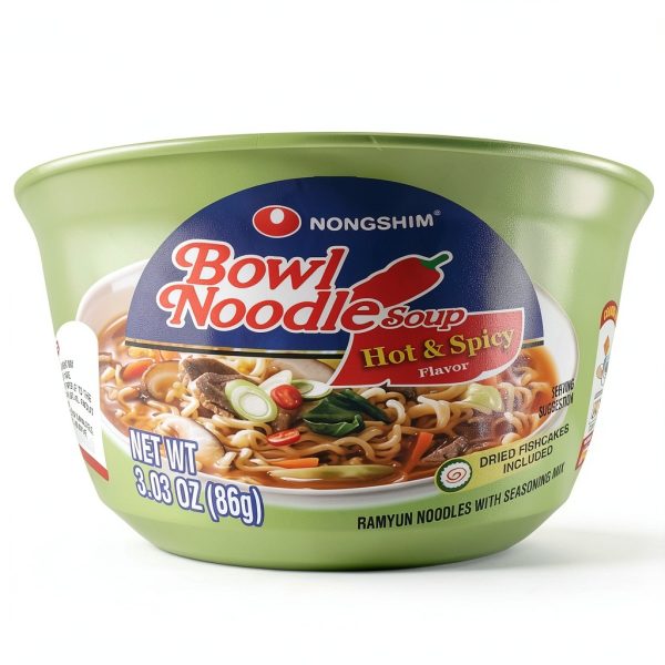 Nong Shim Korean Ramen Noodles Spicy Kimchi 3.03oz Pack of 12-0