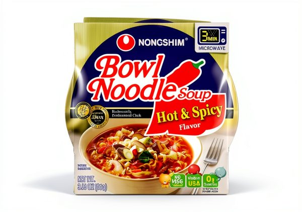 Nong Shim Korean Ramen Noodles Spicy Kimchi 3.03oz Pack of 12-6