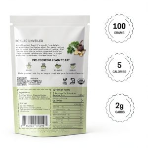Well Lean Organic Konjac Rice & Noodles 6 Packs 12 Servings-0