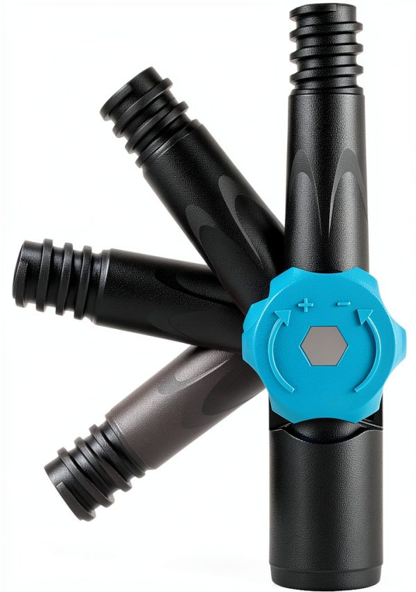 Universal Joint TelesPro Extension Pole - Model HI-2302-38-MAH0 Black-0