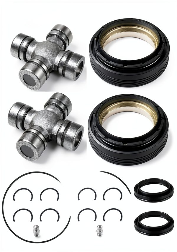 Front Axle Seal & U Joints Kit Dexepe Steel Rubber for Ford SuperDuty-0