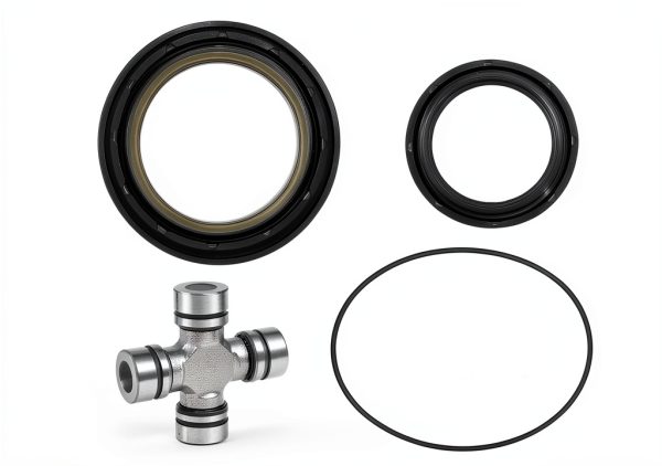 Front Axle Seal & U Joints Kit Dexepe Steel Rubber for Ford SuperDuty-5